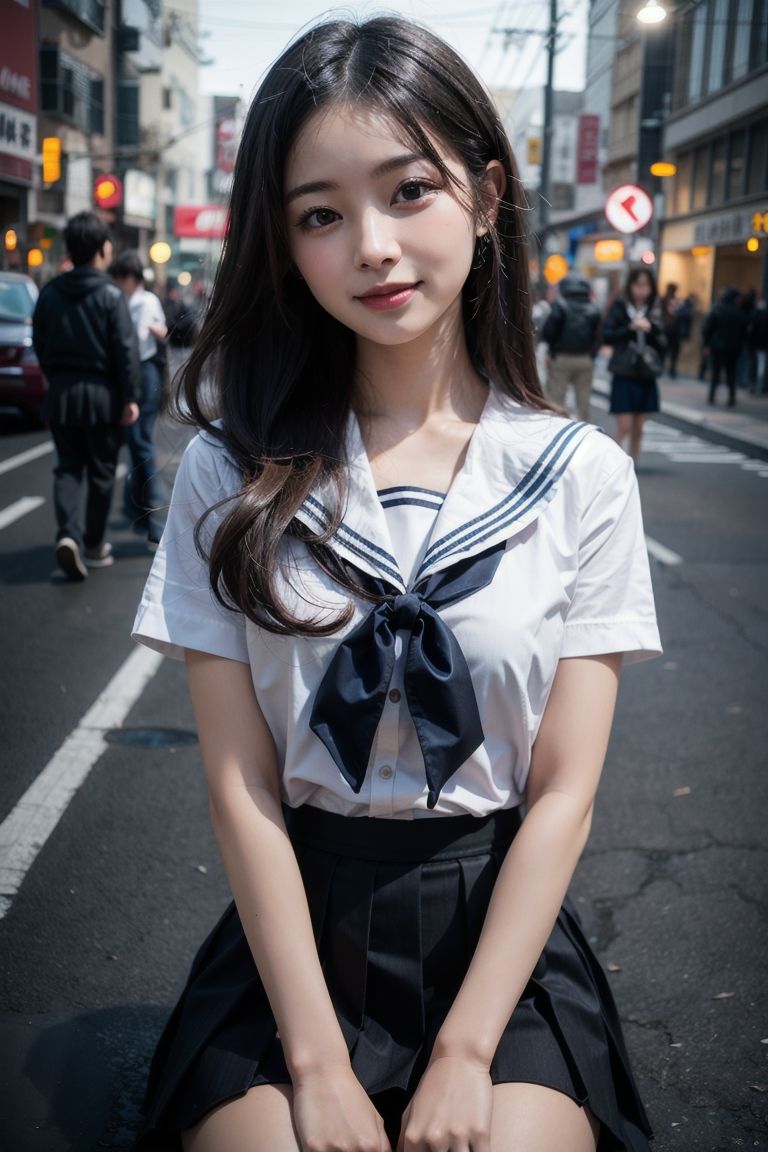 サンプル画像1:女子〇生とデート 〜清楚編〜(女子校生AIクラブ) [d_286675]