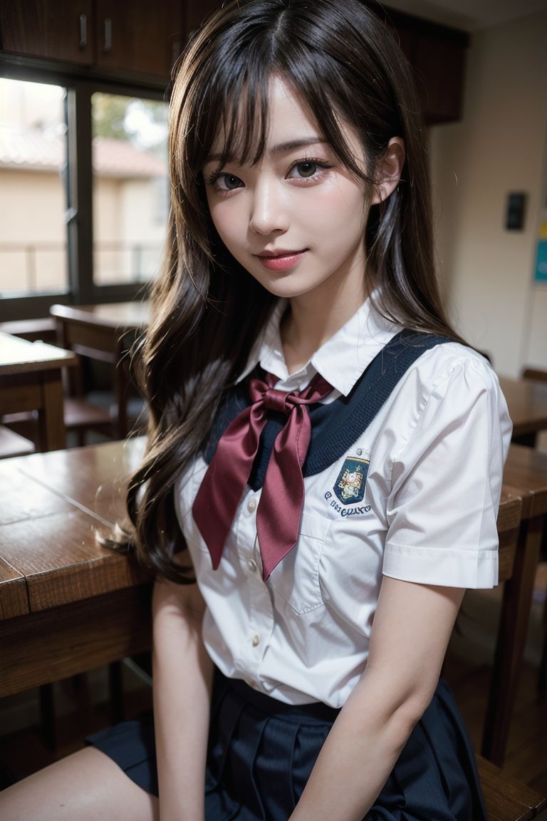 サンプル画像3:女子〇生とデート 〜清楚編〜(女子校生AIクラブ) [d_286675]