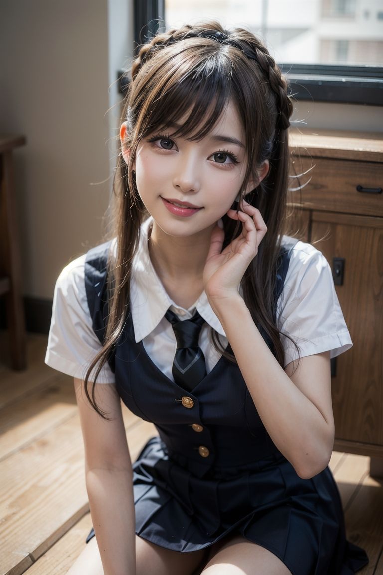 サンプル画像4:女子〇生とデート 〜清楚編〜(女子校生AIクラブ) [d_286675]