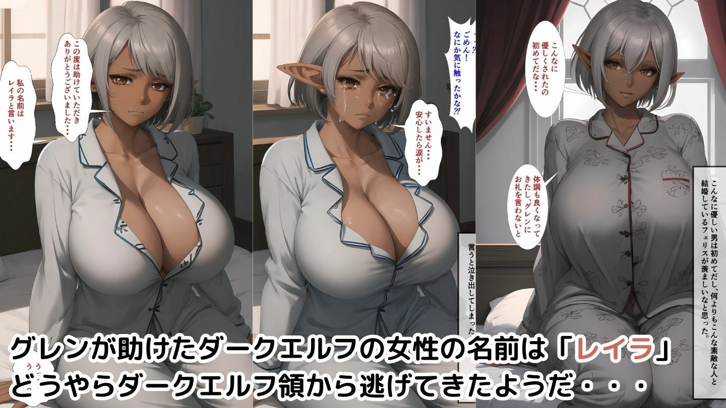 サンプル画像1:巨乳お姉さんハーレム物語3〜ダークエルフ編〜(ハレノヒ) [d_286737]