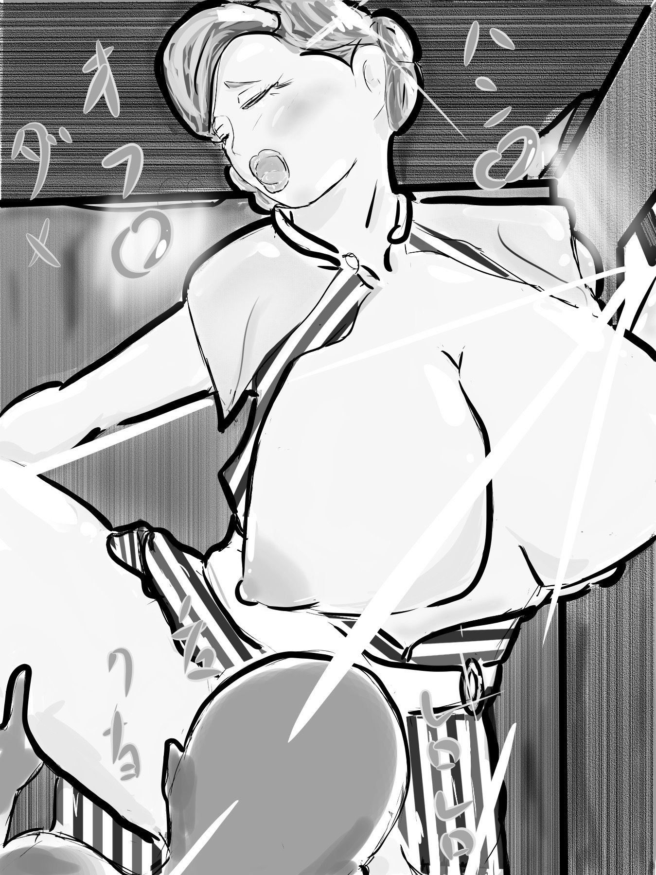 サンプル画像6:白黒版 ノスタルジエ 村一番のならず者の女になった郷里（きょうり）の母親達(紗堂マルキ) [d_286831]