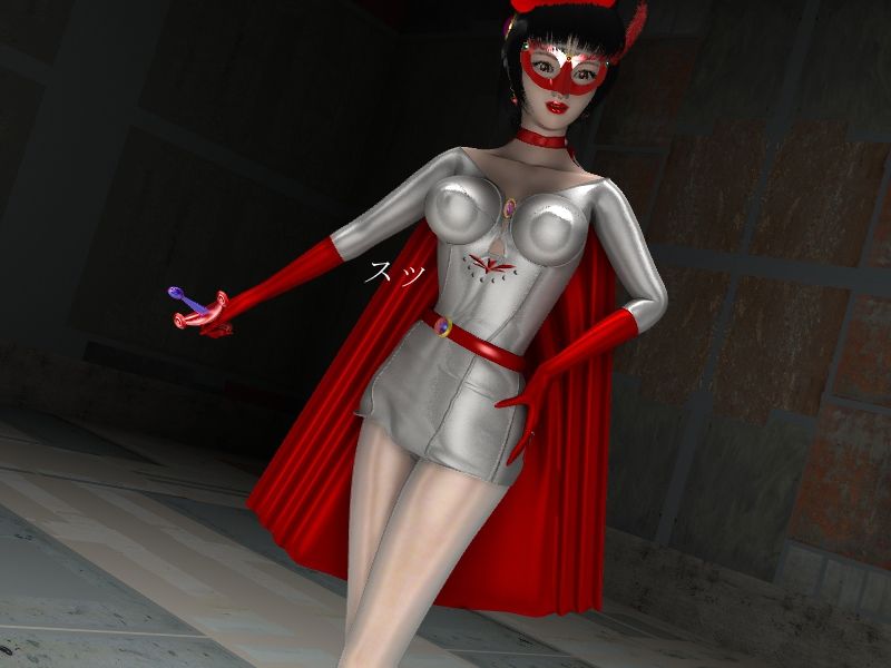 サンプル画像1:遊ばれ美聖女仮面ポワリス(PerilCosplayHeroine) [d_286846]