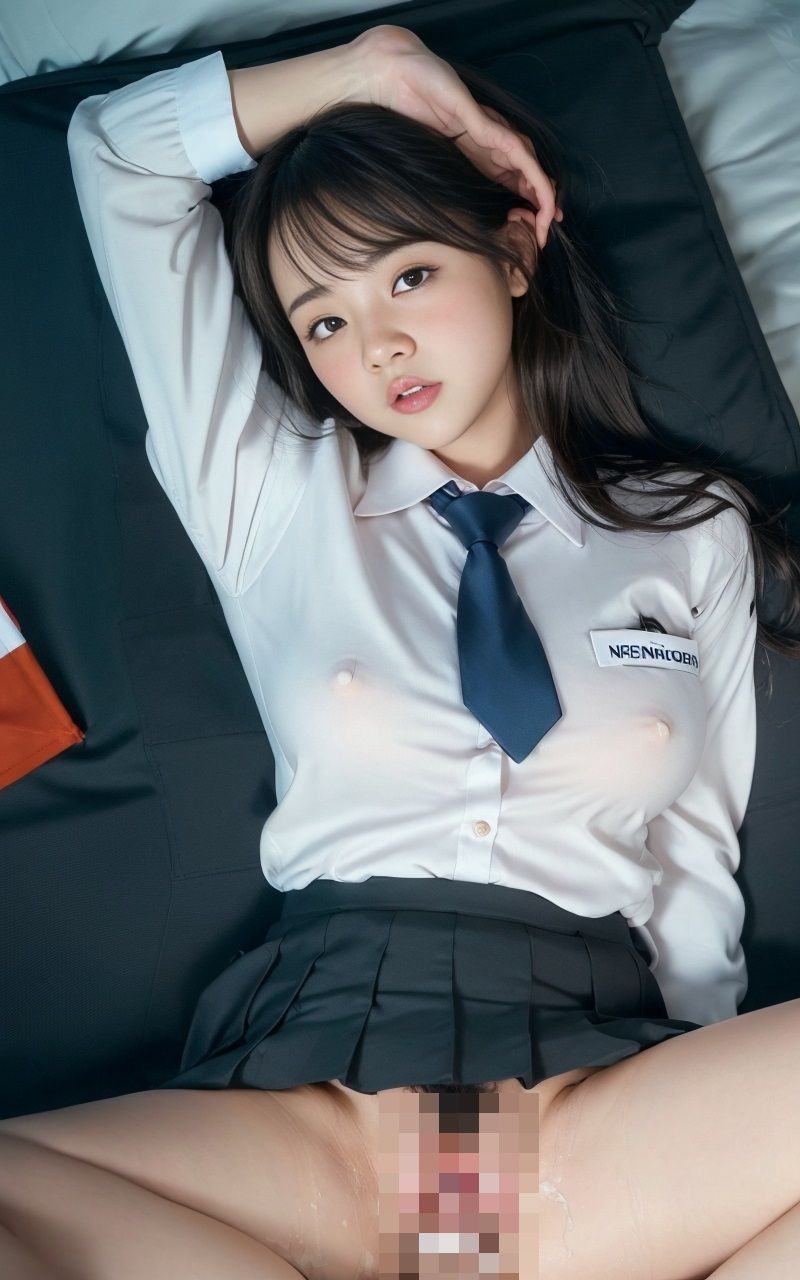 サンプル画像2:発情女子校生(AI美女妄想図鑑) [d_286862]