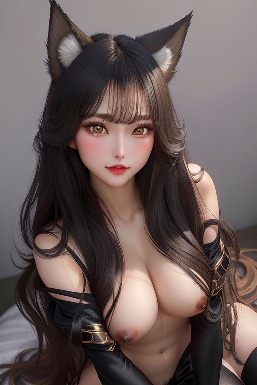 サンプル画像5:めすネコ女子は可愛い顔して年中発情期だった件(AI美女らぼ) [d_287015]