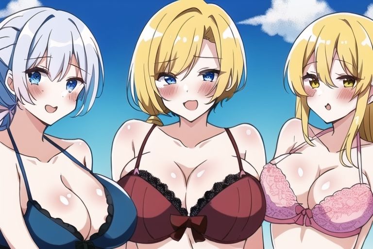 サンプル画像3:誰かのハーレムルート 夏休み回(催●スマホの淫魔) [d_287045]