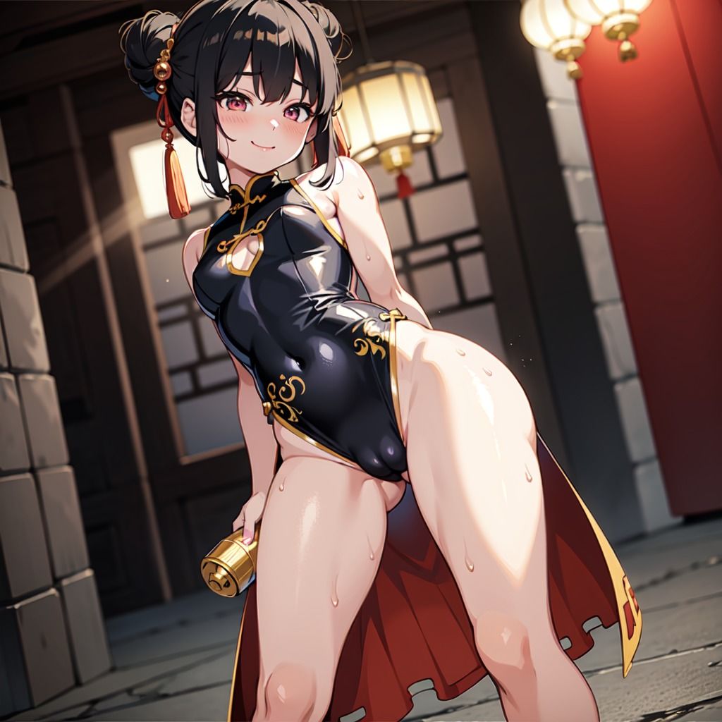 サンプル画像3:チャイナ服フェチ CG詰め合わせ Vol.1(AIフェチ左衛門) [d_287104]