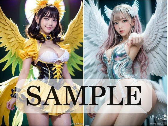 サンプル画像4:美しすぎる6色の魔法少女たち(AI現役都内OL) [d_287264]