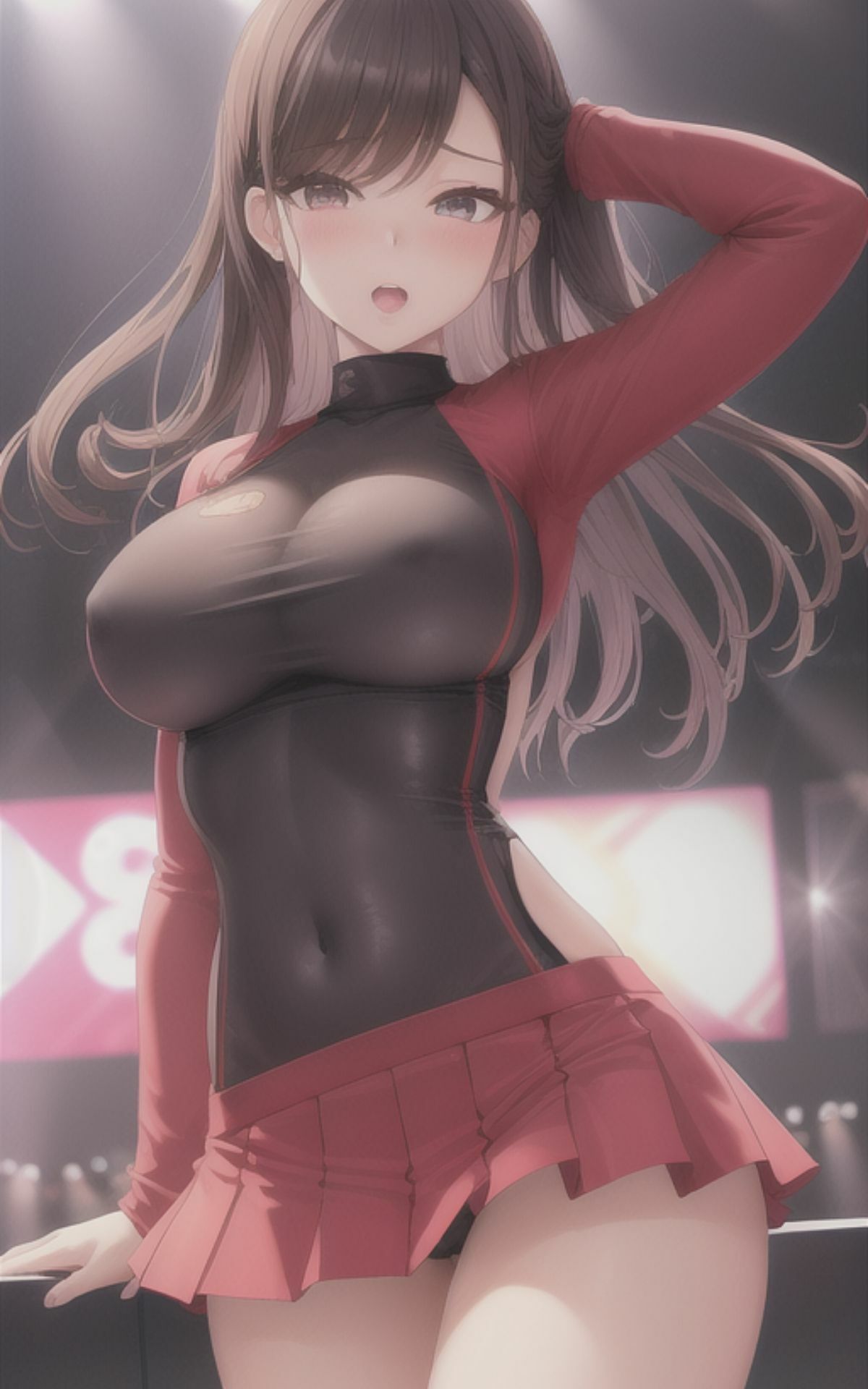 サンプル画像1:AI美女イラストvol.6わたしのこと推して下さいね(AI Girls Creation) [d_287329]