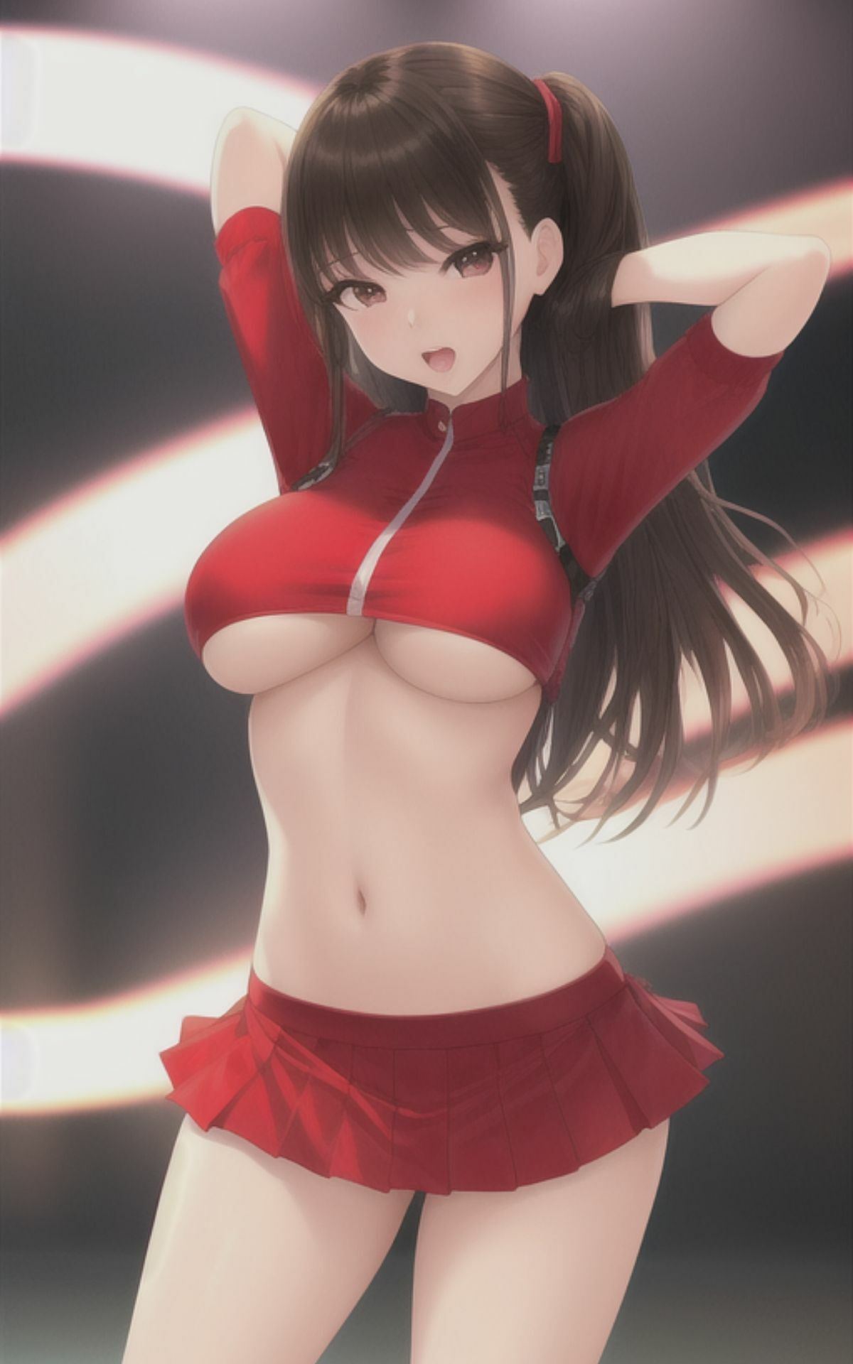 サンプル画像2:AI美女イラストvol.6わたしのこと推して下さいね(AI Girls Creation) [d_287329]