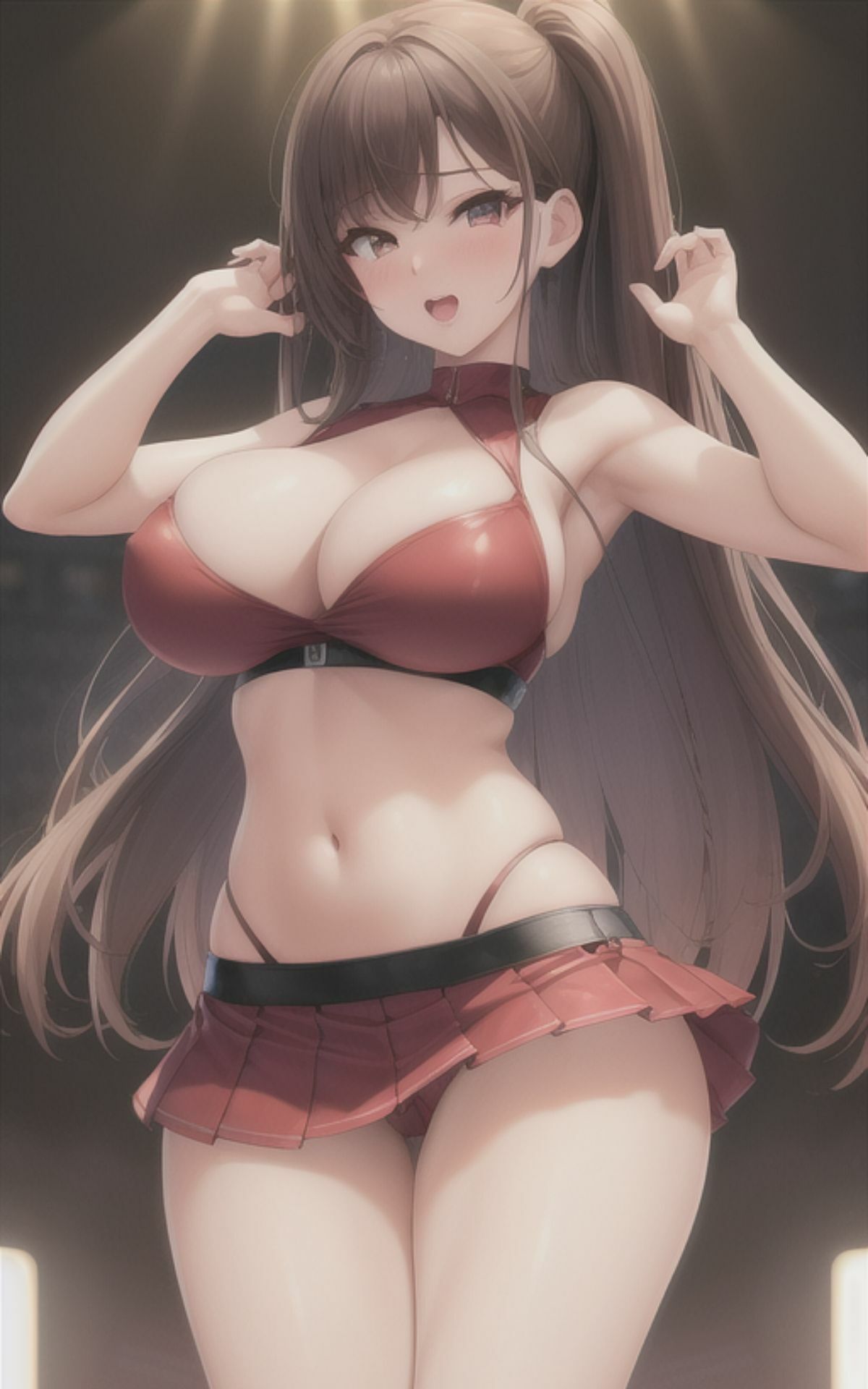 サンプル画像6:AI美女イラストvol.6わたしのこと推して下さいね(AI Girls Creation) [d_287329]