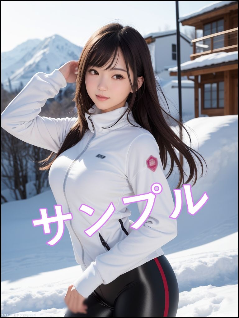 サンプル画像1:げるげるばいちゅん シリーズ3 スキーウェア スパッツ編(あっは〜) [d_287391]