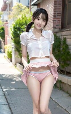 サンプル画像4:めくってもらってもいいですか スカート編 vol001(カマキリン) [d_287417]