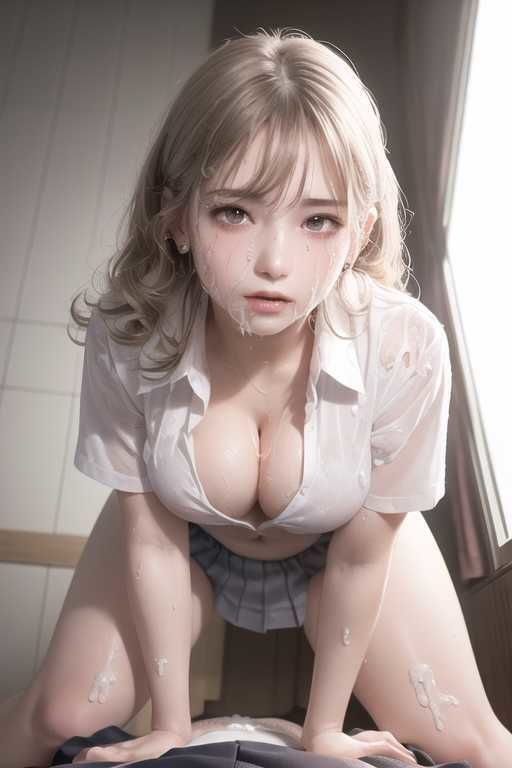 サンプル画像1:制服美女にぶっかけ祭り！(アイ出版) [d_287436]