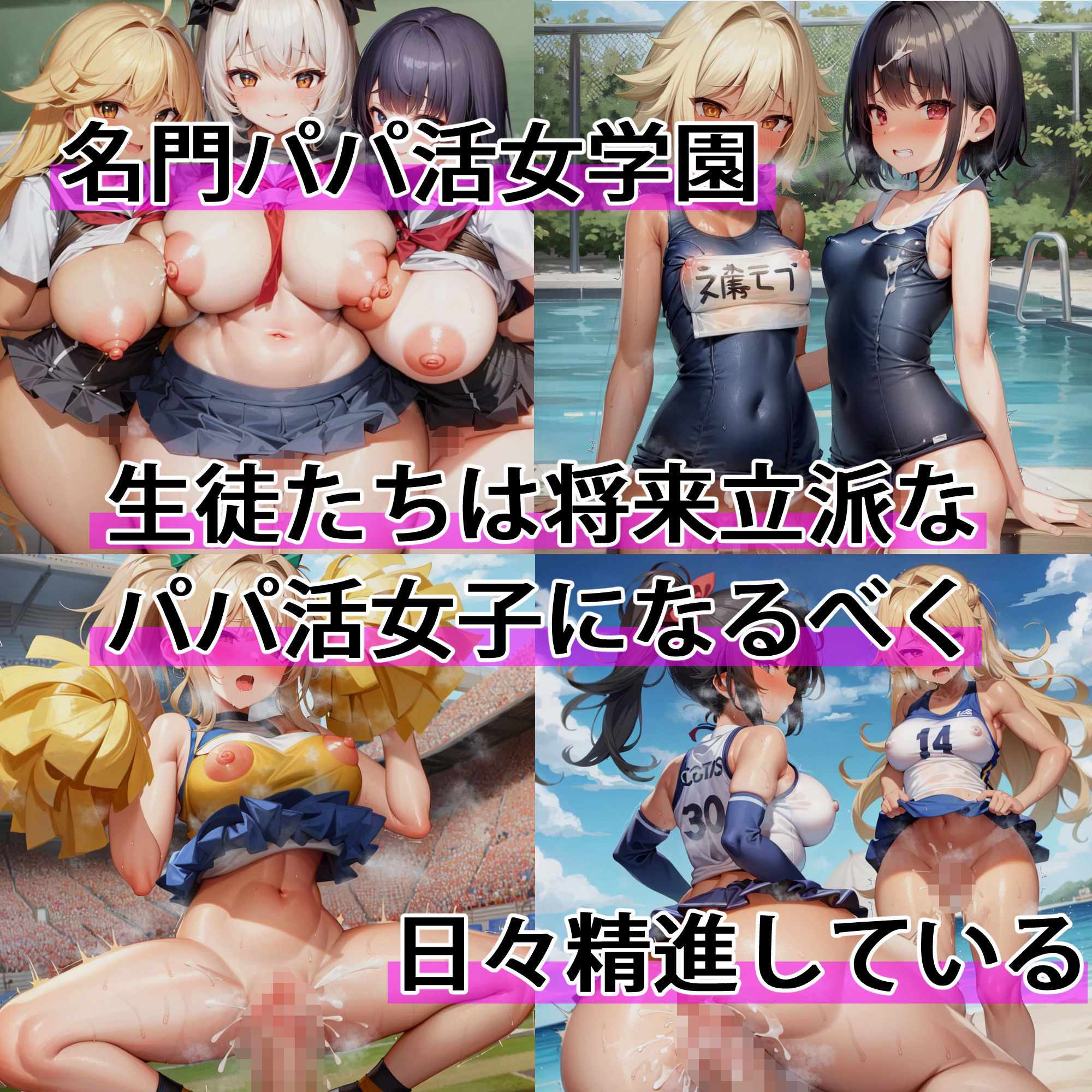 サンプル画像1:パパ活女学園活動記録2summer(OkawaGame) [d_287461]