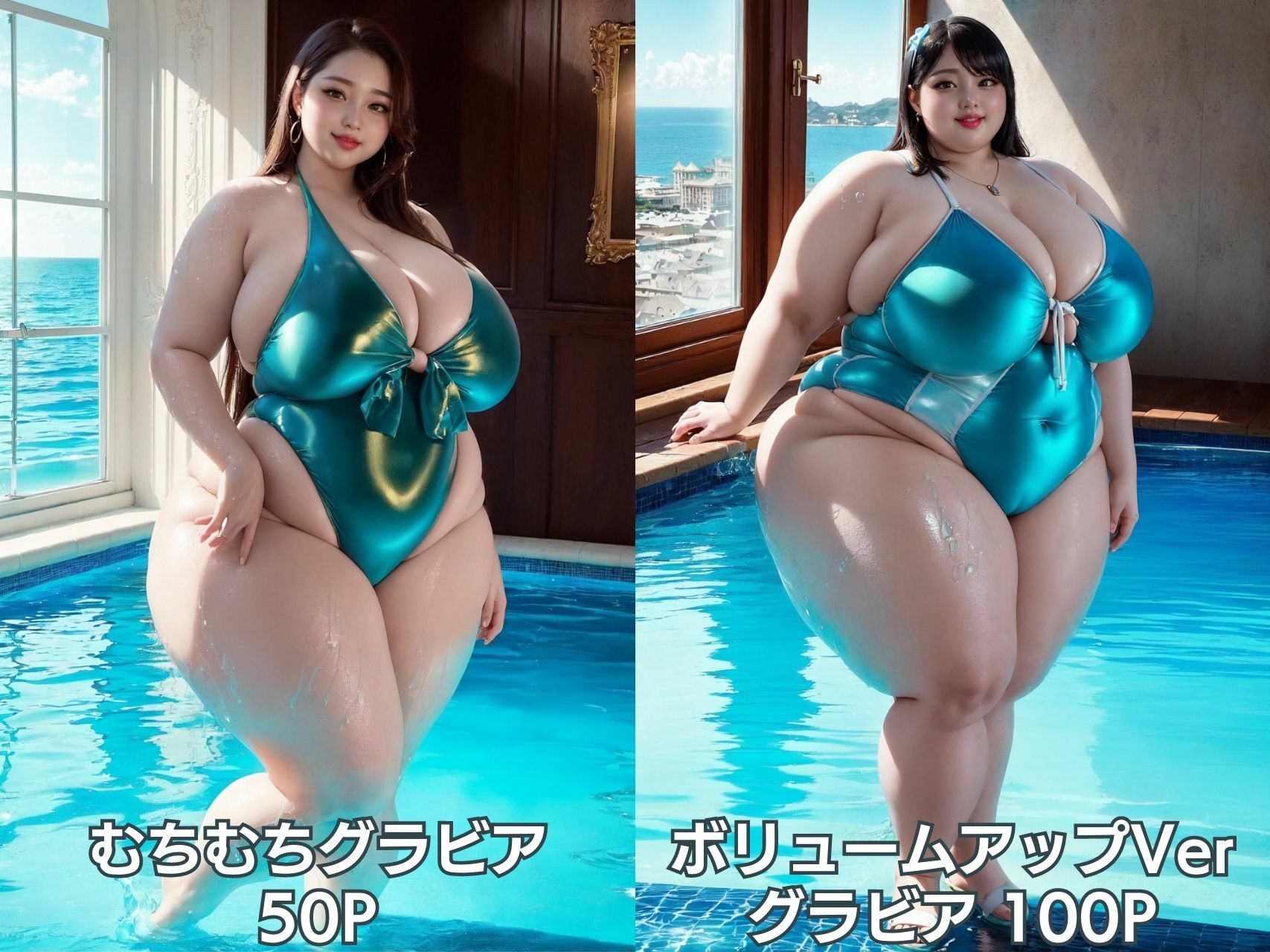 サンプル画像1:スイミングスクールBBW(肉感至上主義) [d_287501]