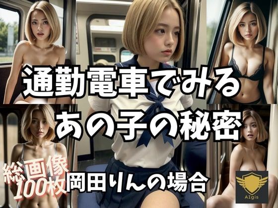 AI写真集 通勤電車でみるあの子の秘密 岡田りん
