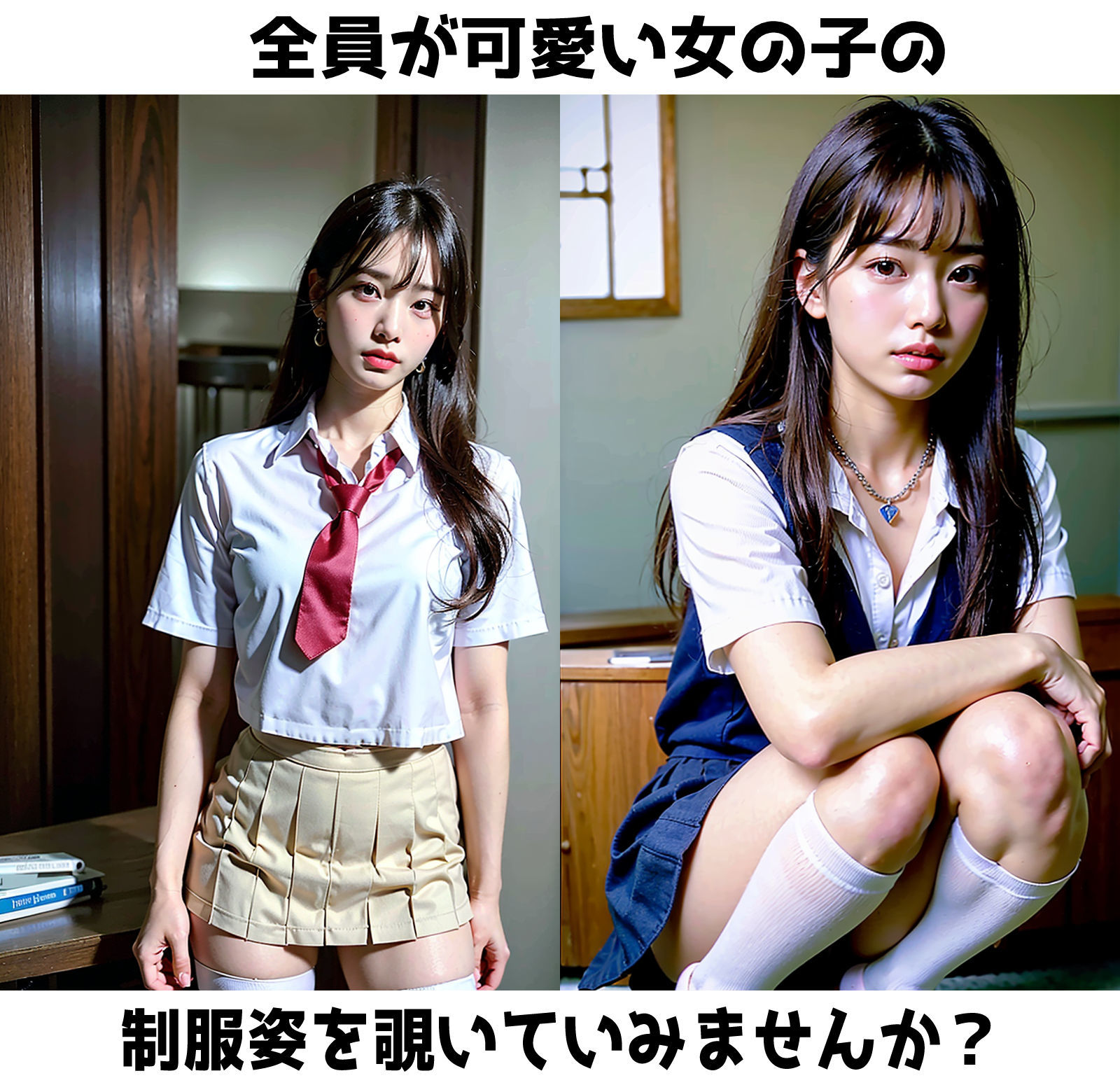 サンプル画像1:【野外露出】制服少女のエッチな日常(創造出版) [d_287779]