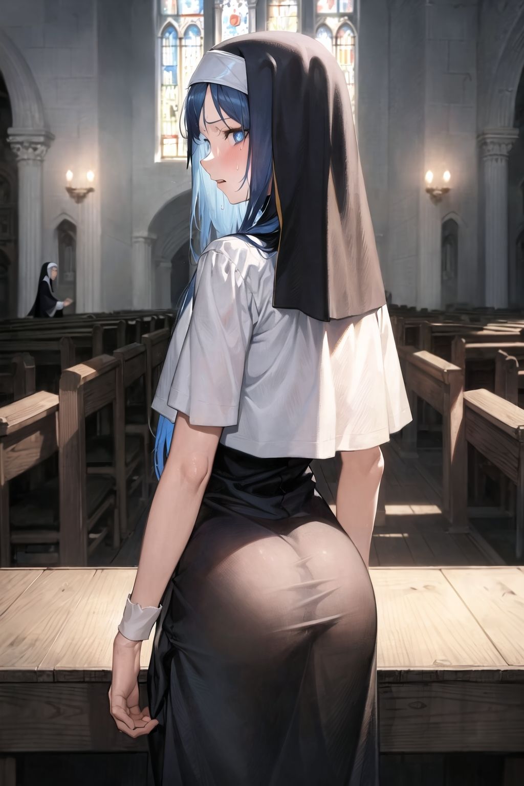 サンプル画像1:ヤらせてくれる修道院(AI活) [d_287817]