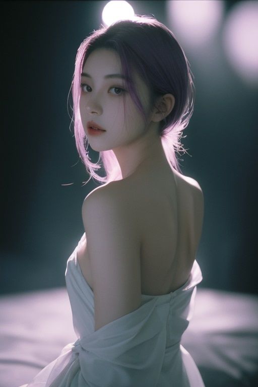 サンプル画像1:AI 美女 月夜に舞う 4 RE-EDITED(ななしのAI作画者) [d_287830]