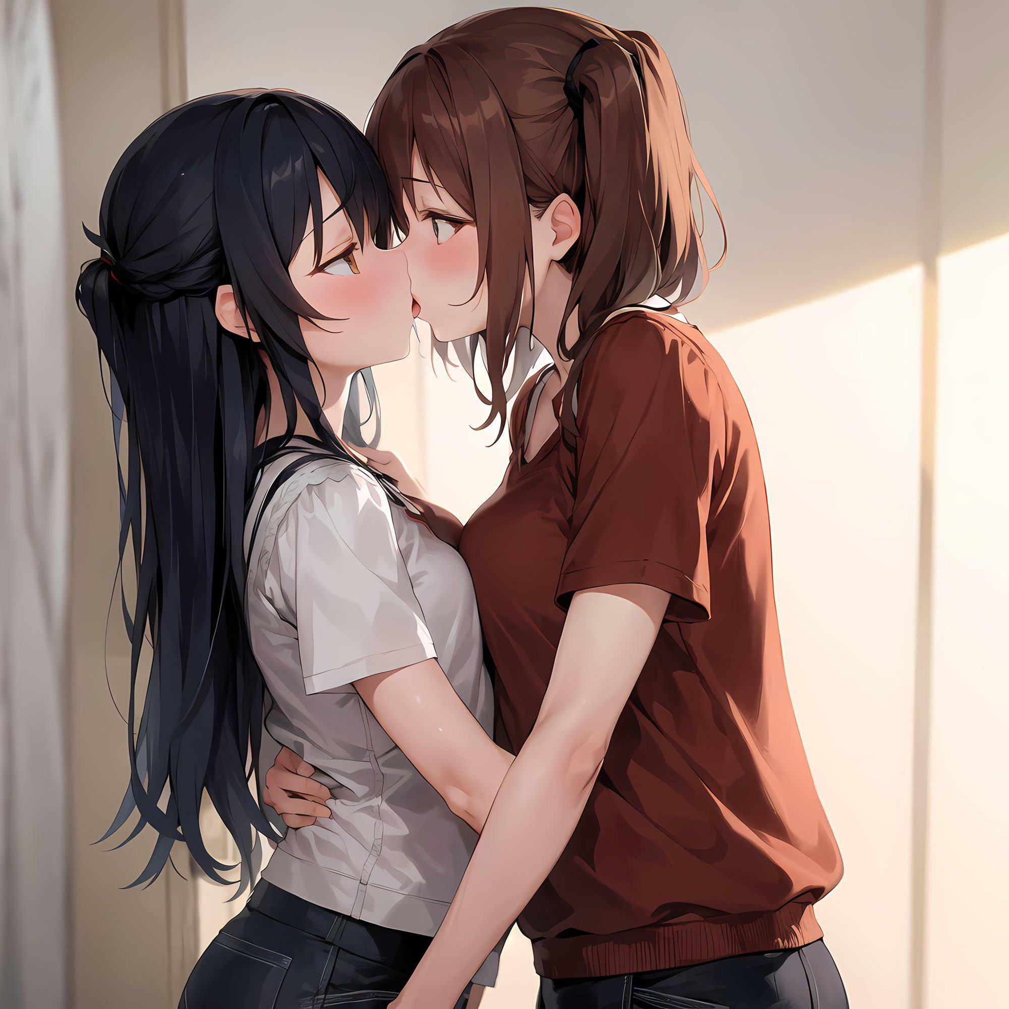 サンプル画像2:百合フェチ 麗しのキス編(フェチ工房) [d_287857]