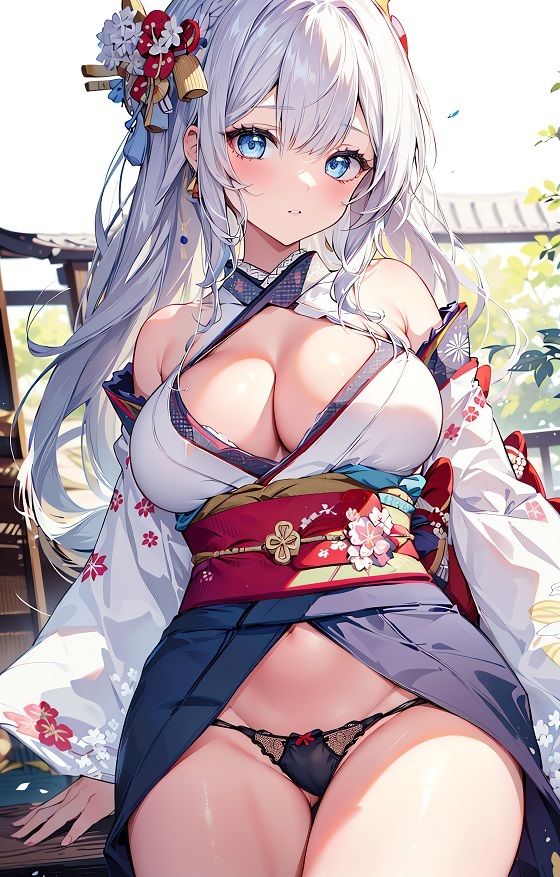 サンプル画像1:着物女子イラスト集(mls) [d_287947]