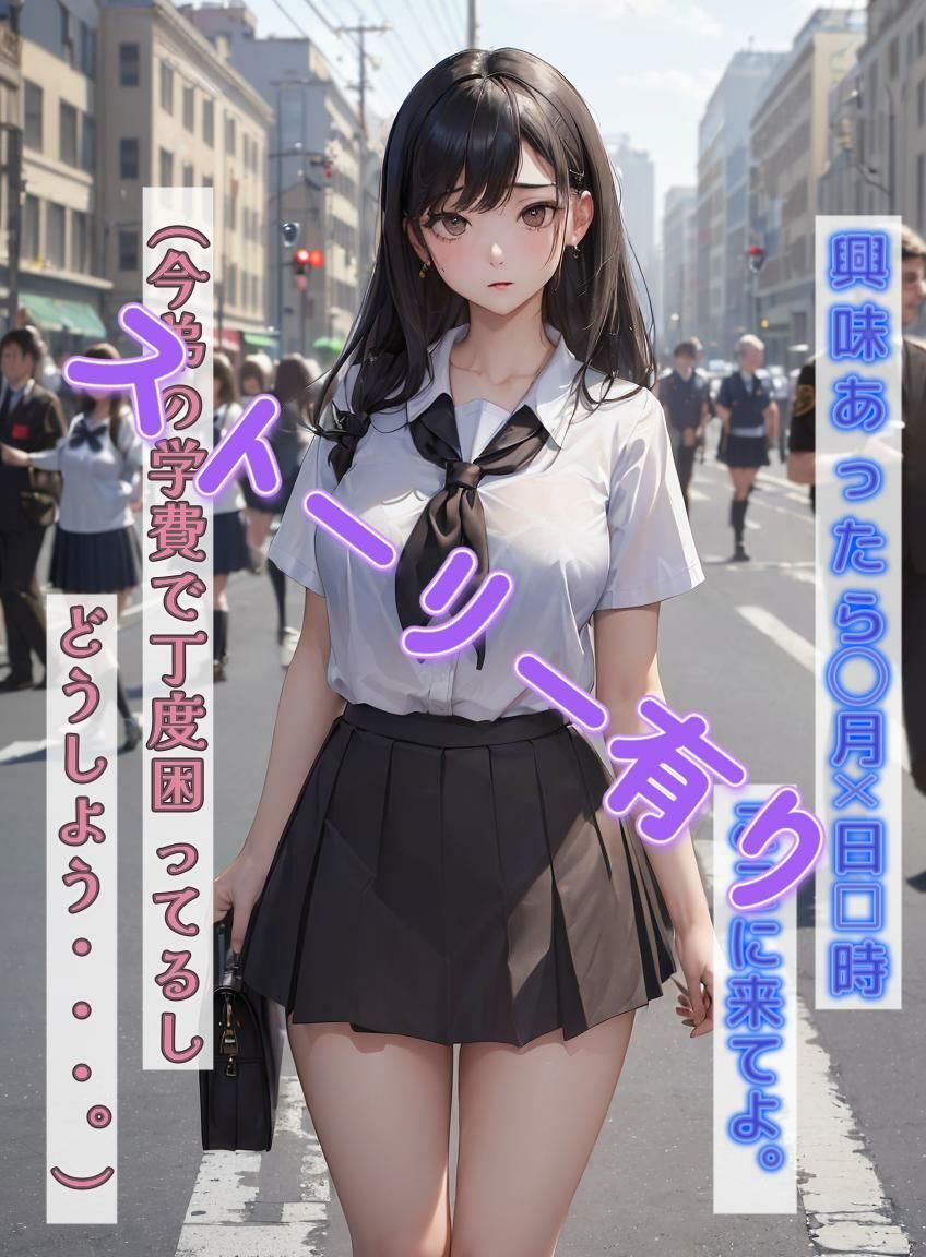 サンプル画像1:ワケ有りマスクJ◯に無許可中出し(あいこれ) [d_288116]