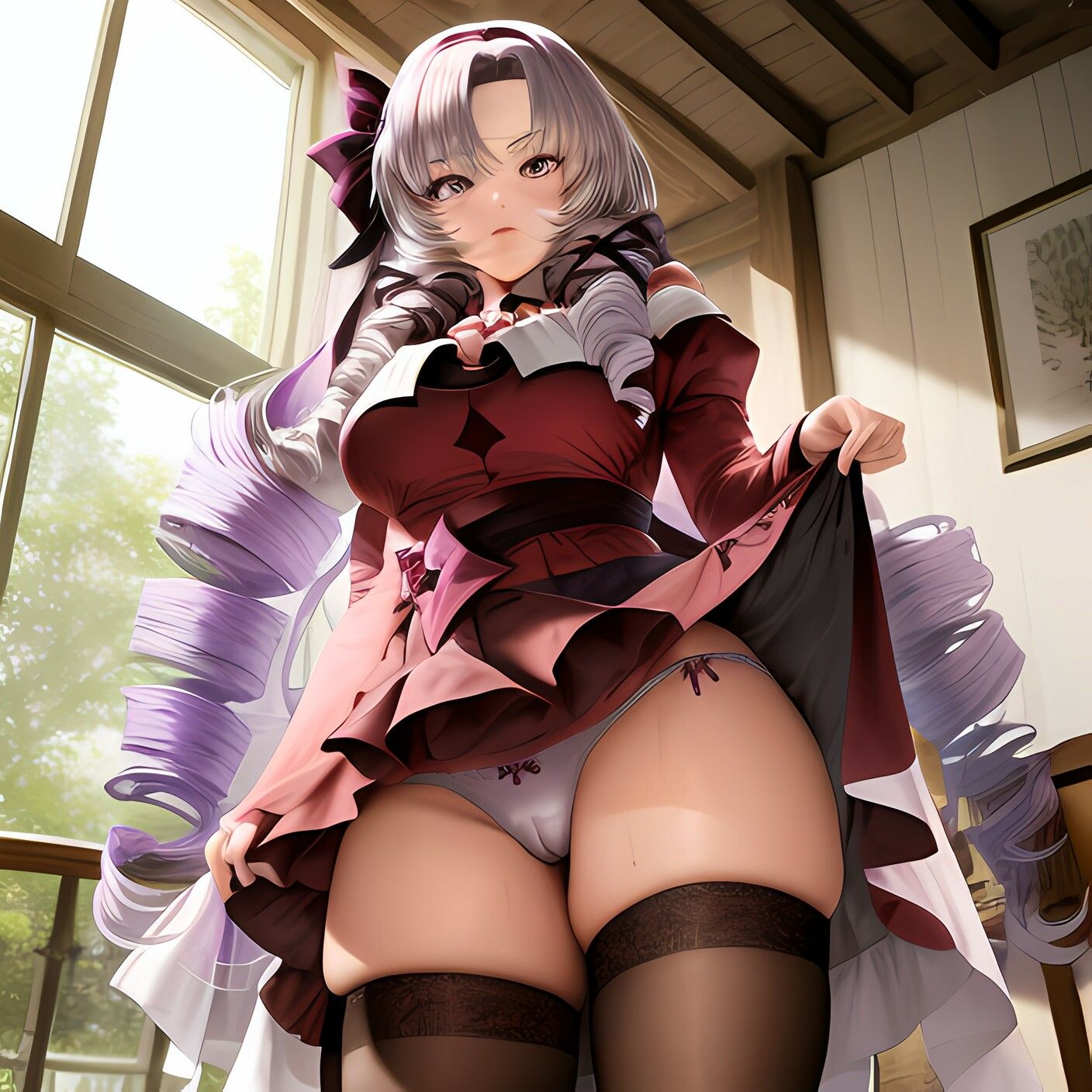 サンプル画像2:壱百満天◯サロメ嬢がパンツ見せてくれる(自由志向) [d_288230]