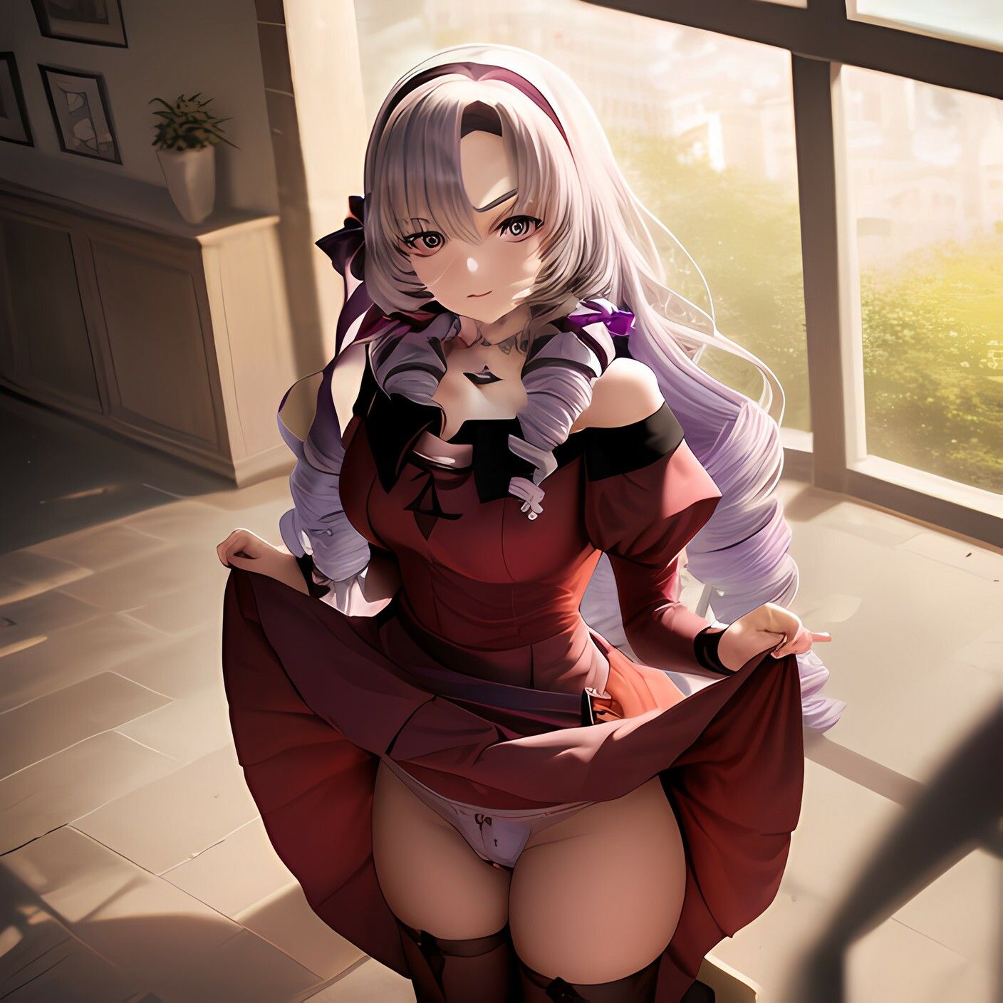 サンプル画像3:壱百満天◯サロメ嬢がパンツ見せてくれる(自由志向) [d_288230]