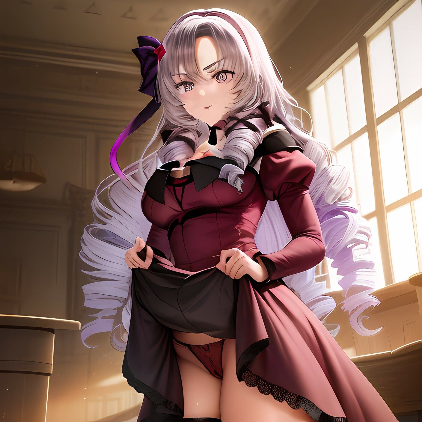 サンプル画像5:壱百満天◯サロメ嬢がパンツ見せてくれる(自由志向) [d_288230]