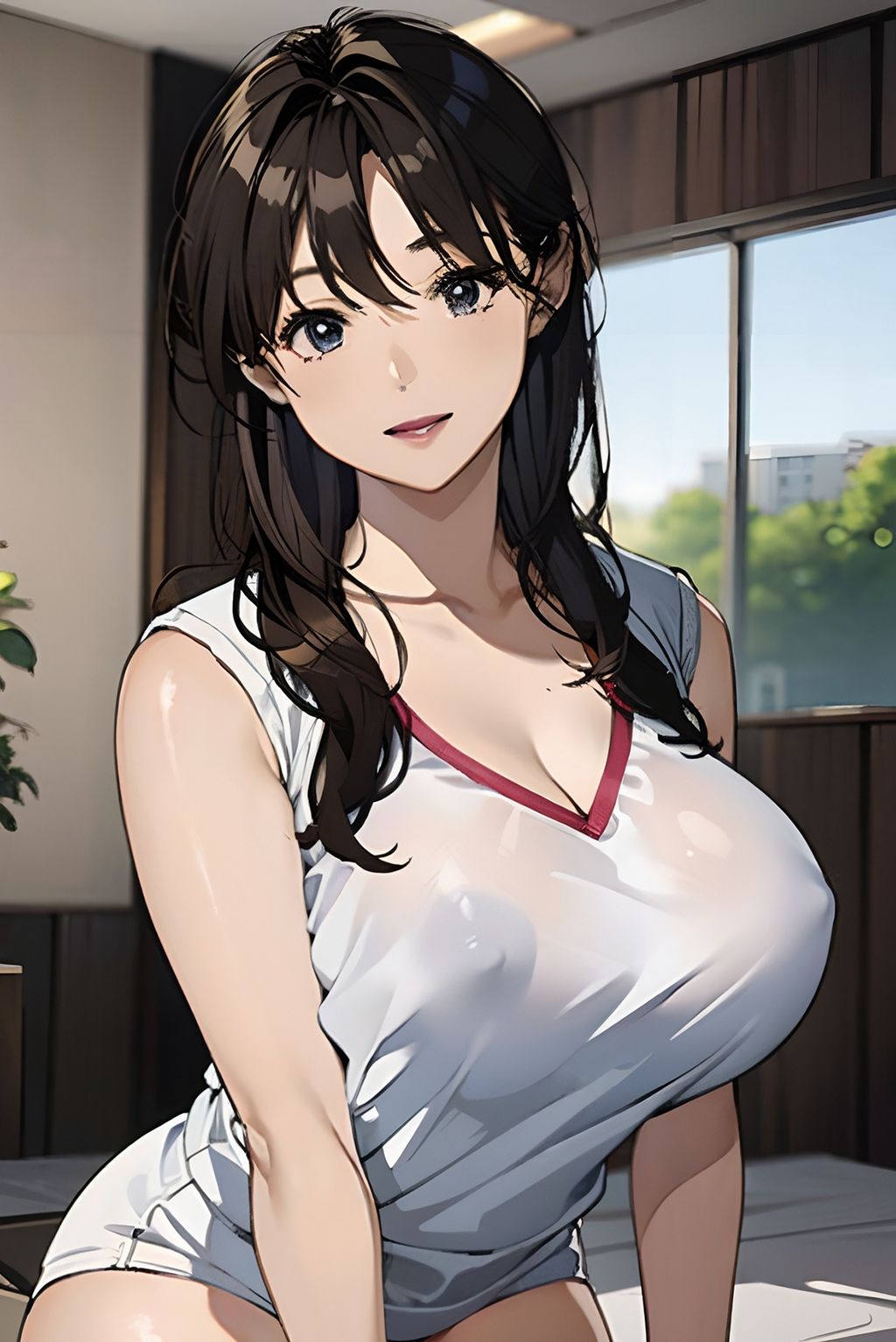 サンプル画像6:今日も壊される。キョウコさんのママさんバレー編(AI美人クラブ) [d_288252]