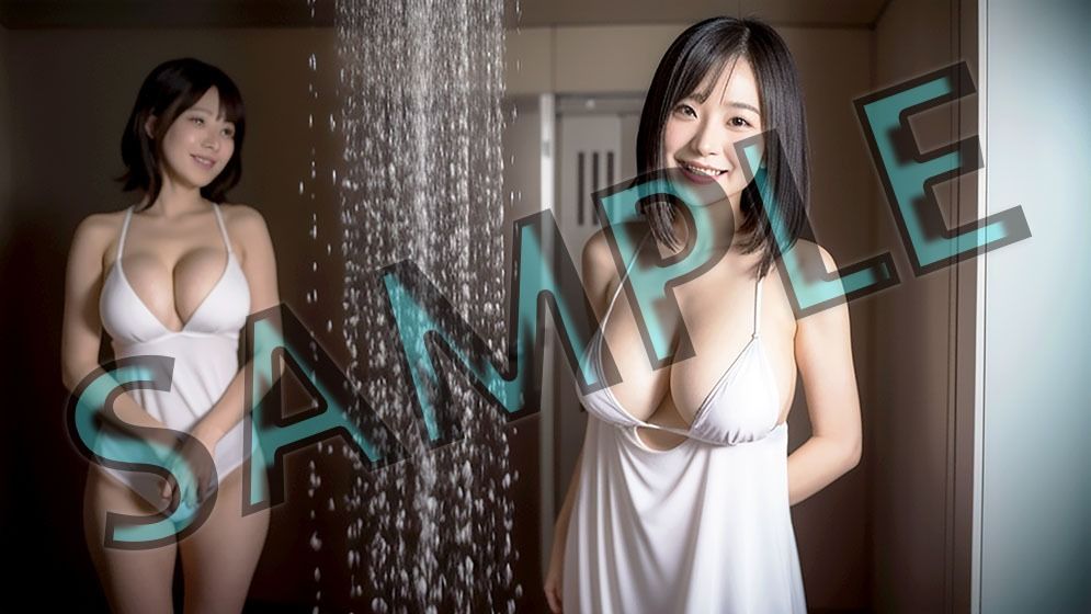 サンプル画像6:AI女子・禁断のプール女子更衣室 Vol.1(極・AI女子プロダクション) [d_288270]