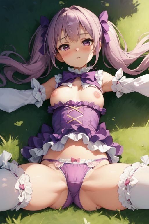 サンプル画像5:敗北魔法少女_肉体操作でおっぱい丸出しパンツ丸見え(AI幻想庭園) [d_288282]