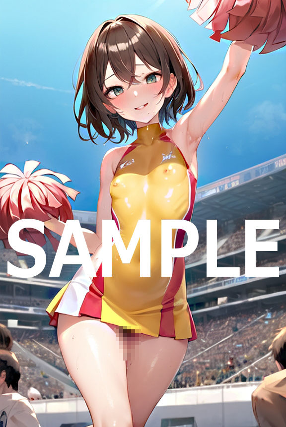 サンプル画像1:チアガール写真(AIぬぅる) [d_288290]