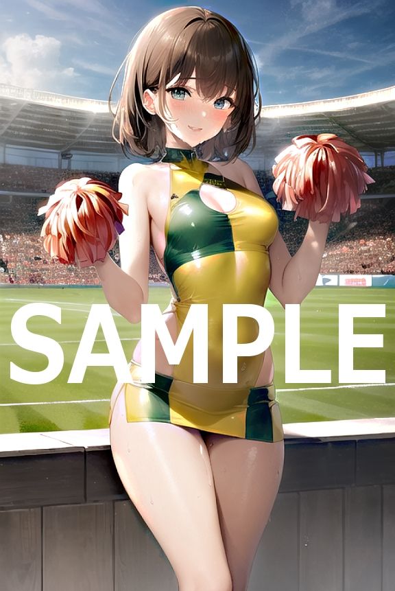 サンプル画像3:チアガール写真(AIぬぅる) [d_288290]