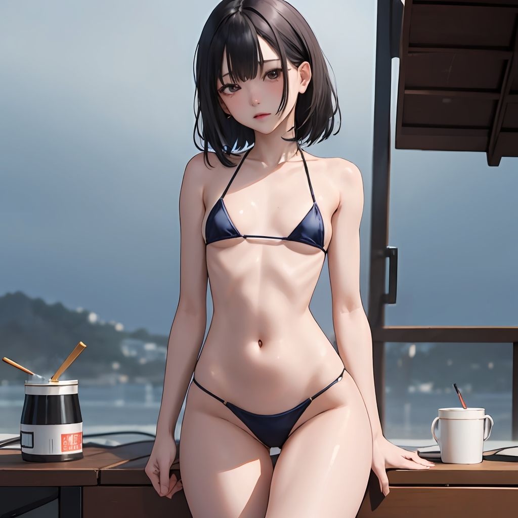 サンプル画像5:リアル系イラストえっちな女の子たち(川瀬と遊園地) [d_288367]