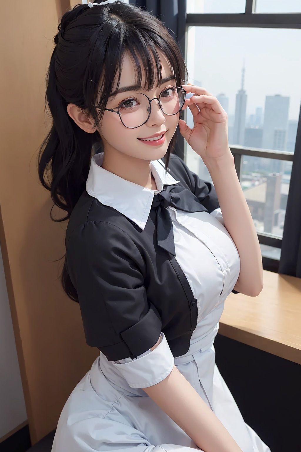 サンプル画像2:「おかえりなさいませ」行列のできるカフェ店員さんの濃厚ヌキヌキサービス 実写ver(パワーボガード) [d_288534]