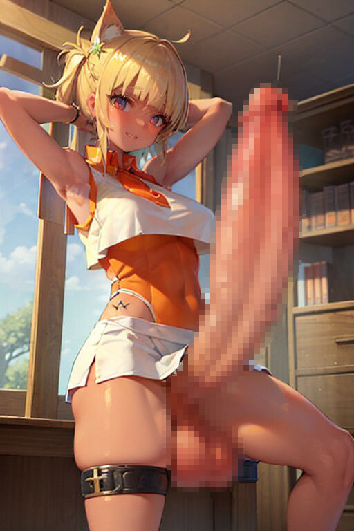 ふたなり褐色娘CG集