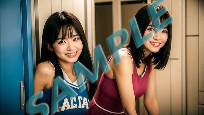 サンプル画像5:AI女子・禁断のプール女子更衣室 Vol.2(極・AI女子プロダクション) [d_288537]