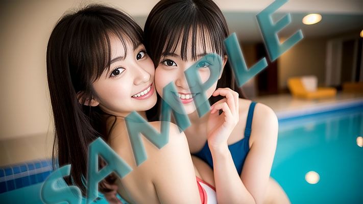 サンプル画像6:AI女子・禁断のプール女子更衣室 Vol.2(極・AI女子プロダクション) [d_288537]