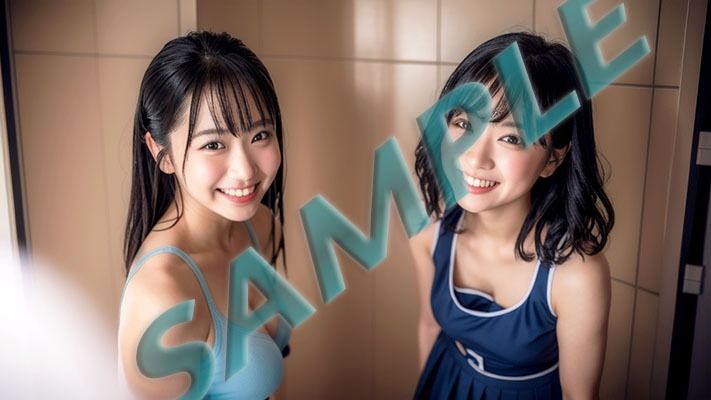 AI女子・禁断のプール女子更衣室 Vol.2