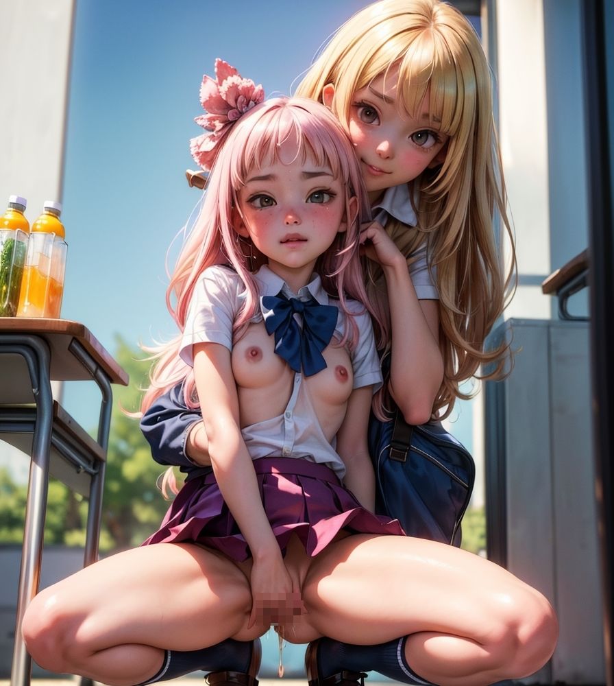 サンプル画像5:開脚:おしっ娘(白熊兎) [d_288550]