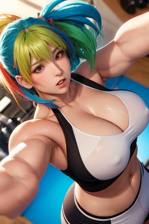 サンプル画像2:爆乳AIリアルイラスト集まとめ2(AI出版) [d_288653]