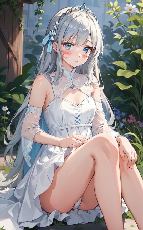 サンプル画像6:【お姫様のパンチラ】美少女イラスト集【90枚】(AIカスタムラボ) [d_288667]