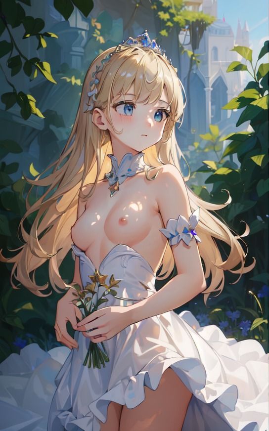 サンプル画像2:【お姫様のヌード】美少女イラスト集【104枚】(AIカスタムラボ) [d_288669]