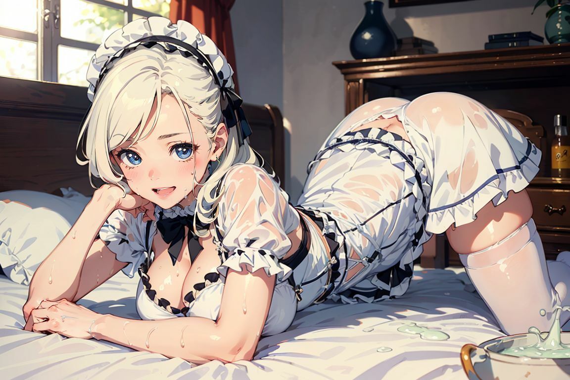 サンプル画像2:ロリィタ娘にぶっかけ祭り2(AI Girl Lillian) [d_288693]