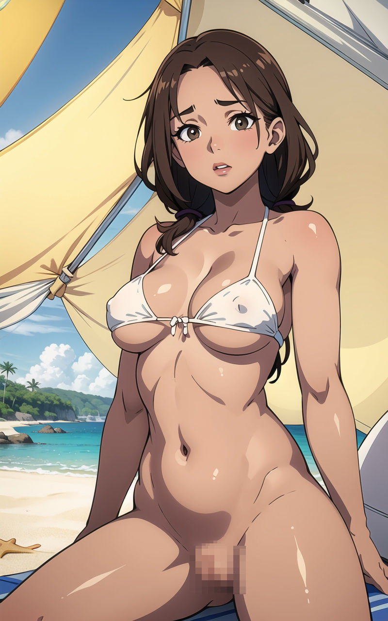 サンプル画像5:【NTR】人妻ナンパ〜家族連れの人妻をテントに連れ込む〜(永愛堂2D) [d_288701]