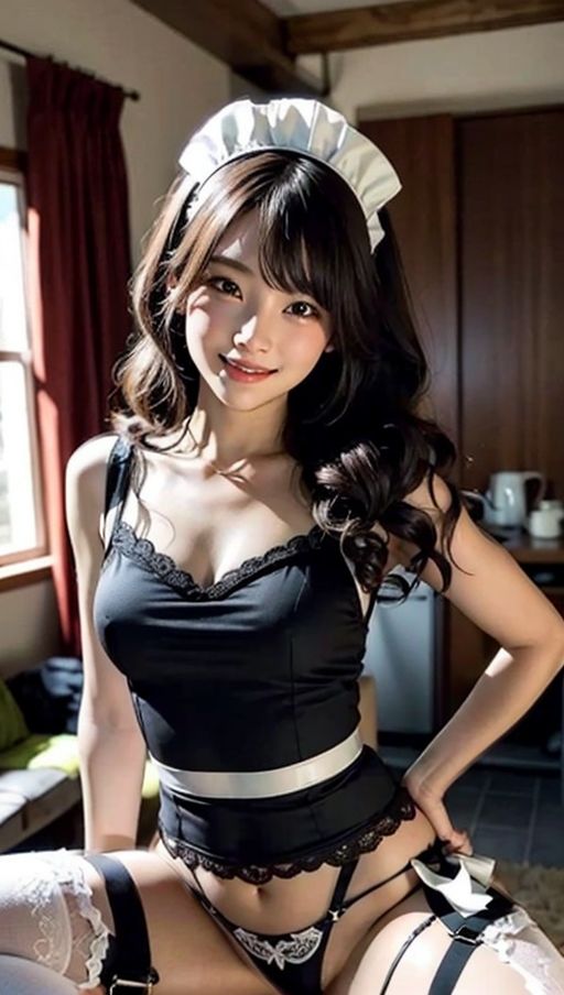 サンプル画像1:衝撃！「ガーターメイド」えちえち秘密大公開！(LITA) [d_288753]