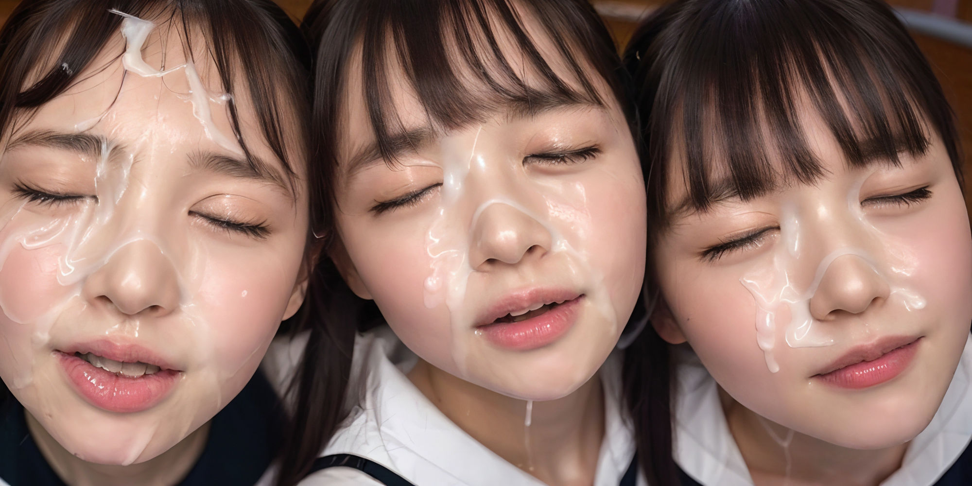 サンプル画像4:女子校生 顔射・ぶっかけ(君たちはどうシコるか) [d_288778]