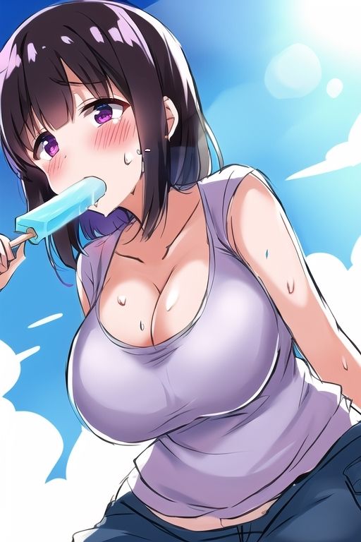 サンプル画像1:ペロペロしているお姉さんを眺めたい！(催●スマホの淫魔) [d_288912]