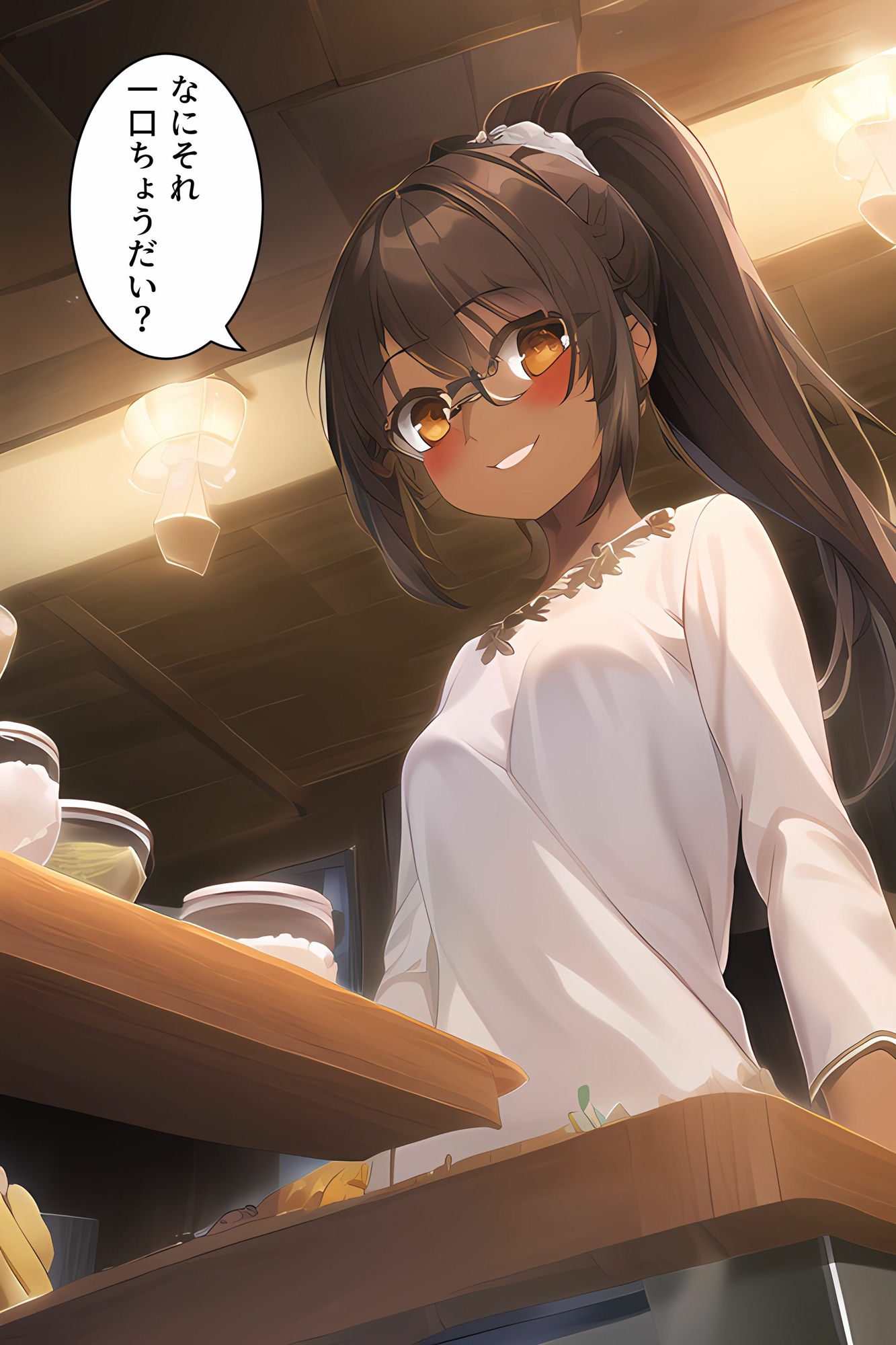 サンプル画像3:経験豊富だから敏感です(褐色眼鏡工房) [d_288917]